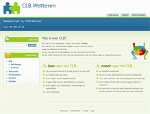 Tablet Screenshot of clbwetteren.be
